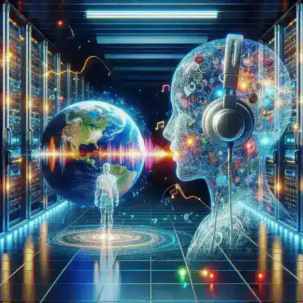 "Multilingual voice cloning demonstration by ElevenLabs showcasing AI voice technology advancements."
