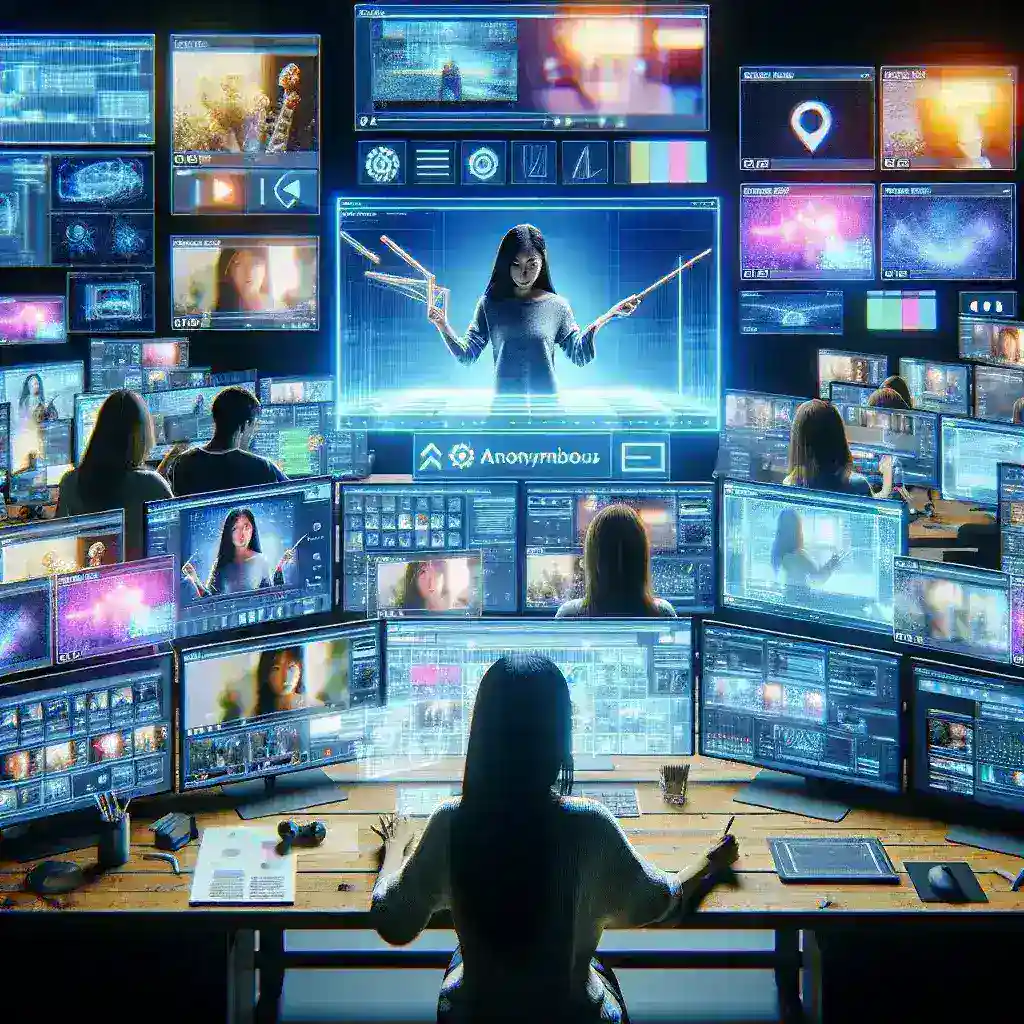 "Various video resizing tools displayed on a laptop screen, highlighting the best software options for content creators to optimize videos for different platforms in the complete guide."